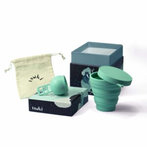Tsuki Rhea csomag: menstruációs kehely + sterilizáló pohár