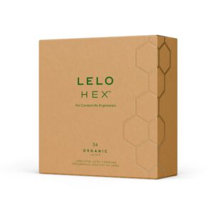Lelo HEX Organic késleltető óvszer (36 db)